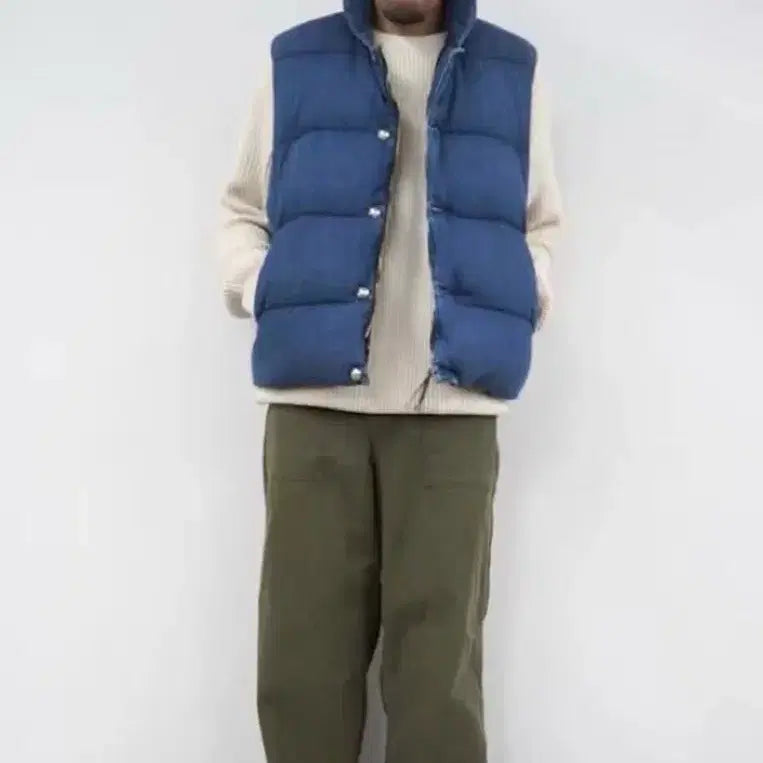 [BUNJANG] L.L.Bean Goose Down Vest / 60s 엘엘빈 패딩 구스다운 베스트 블루 L