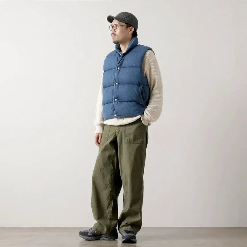 [BUNJANG] L.L.Bean Goose Down Vest / 60s 엘엘빈 패딩 구스다운 베스트 블루 L