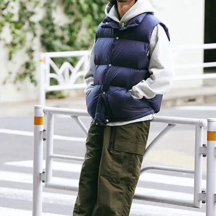 [BUNJANG] L.L.Bean Goose Down Vest / 60s 엘엘빈 패딩 구스다운 베스트 블루 L