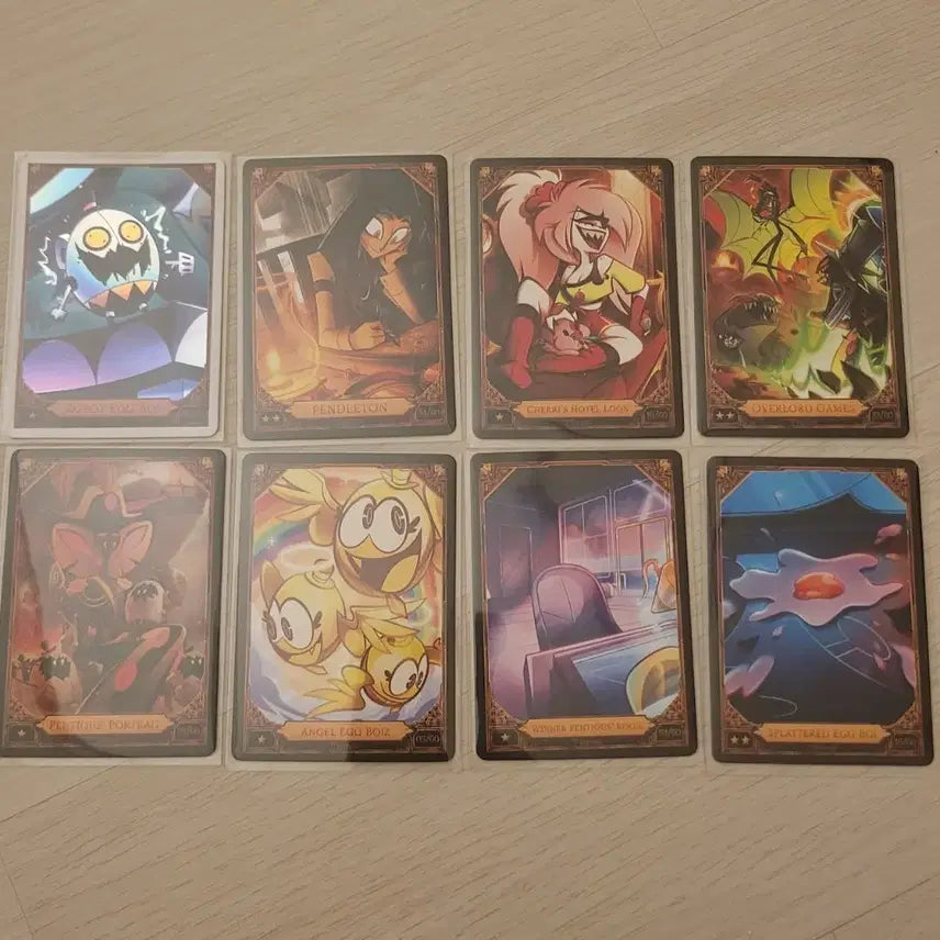 [BUNJANG] Hazbin Hotel Cherri Bomb and Eggboy Trading Card Bundle Set / 해즈빈 호텔 트레카 트레이딩 카드 펜셔스 체리밤 에그보이 일괄