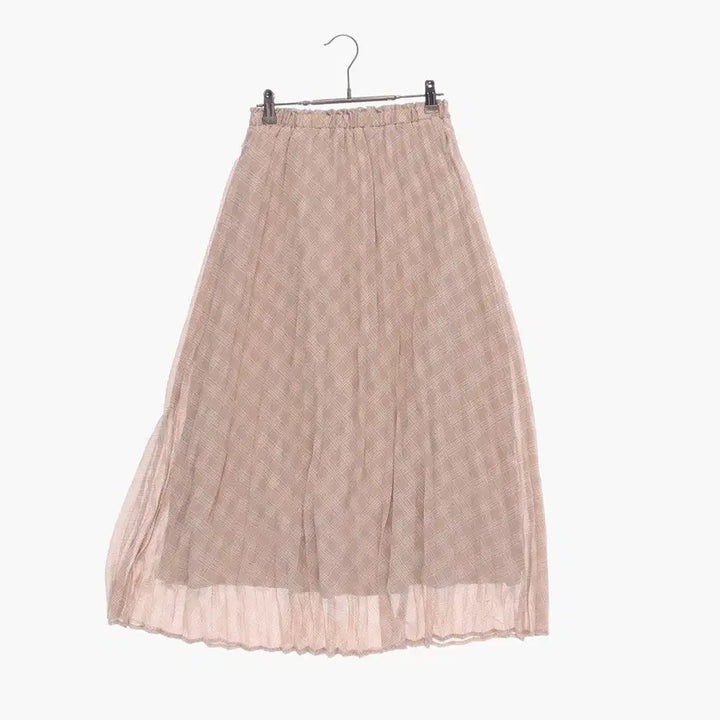 [BUNJANG] Earth Music Checkered Skirt / Earth music 여리 체크스커트