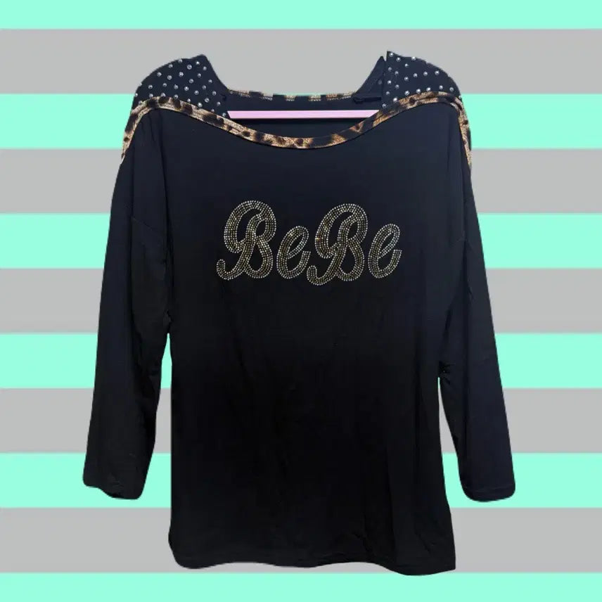 [BUNJANG] Onegyaru Leopard Long Sleeve / 오네갸루 레오파드 롱슬리브