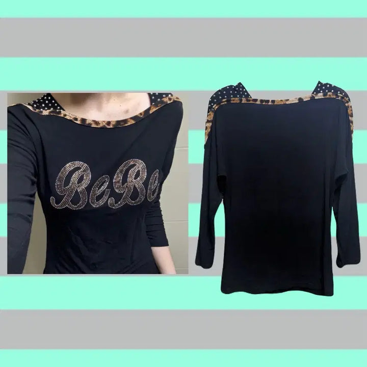 [BUNJANG] Onegyaru Leopard Long Sleeve / 오네갸루 레오파드 롱슬리브