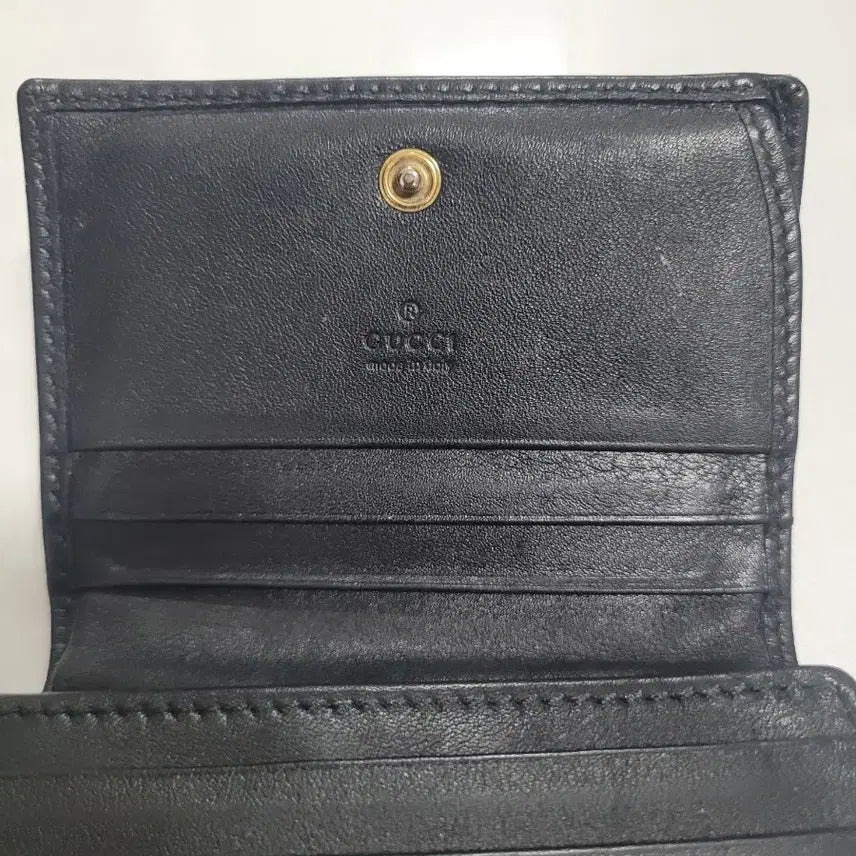 [BUNJANG] Gucci Marmont Matelassé Bifold Wallet / 구찌 마몬트 마틀라세 중지갑 블랙 GG로고