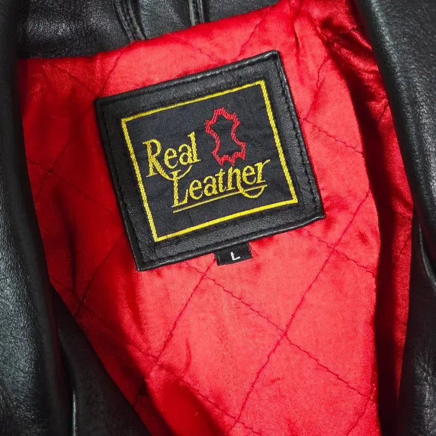 [BUNJANG] Genuine Leather Black Rider Jacket / ECHTES LEDER 블랙 레더 라이더 재킷