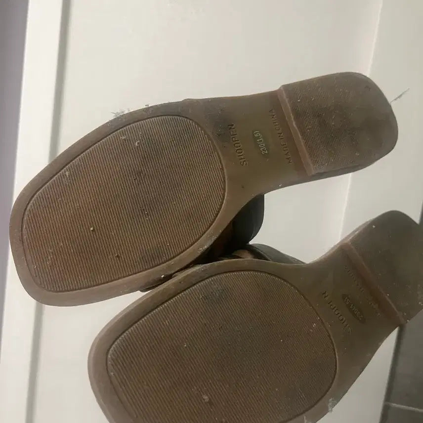 [BUNJANG] Shoopen Strap Slippers Khaki 230mm / (1회착용)슈펜 스트랩 슬리퍼 카키색 230사이즈