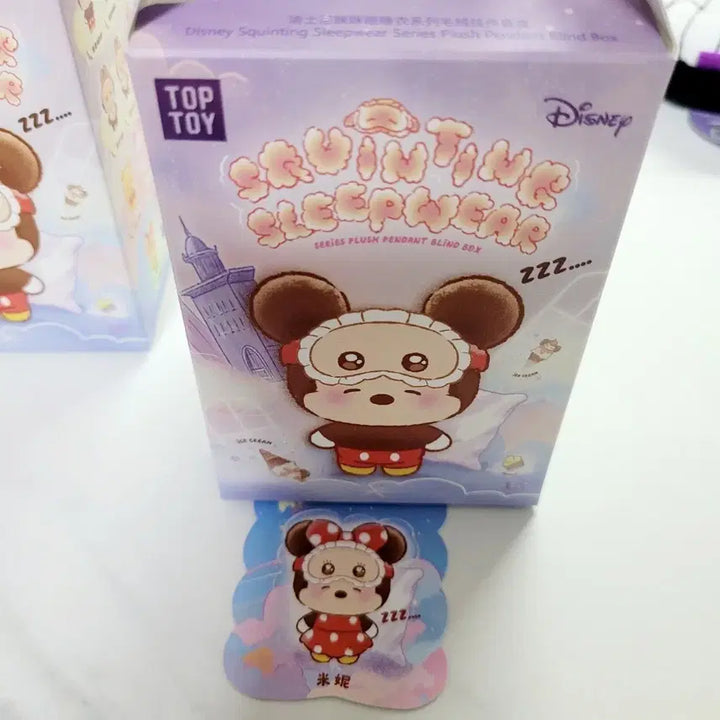 [BUNJANG] TopToy Disney Sleeping Minnie Mouse Keyring / 탑토이 디즈니 잠자는 미키 미니 키링인형