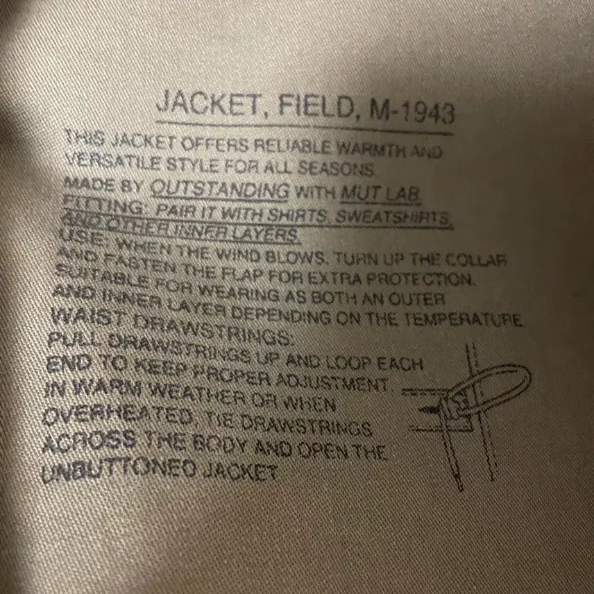 [BUNJANG] OUTSTANDING M-1943 Field Jacket L / M-1943 필드 자켓 야상 점퍼 L