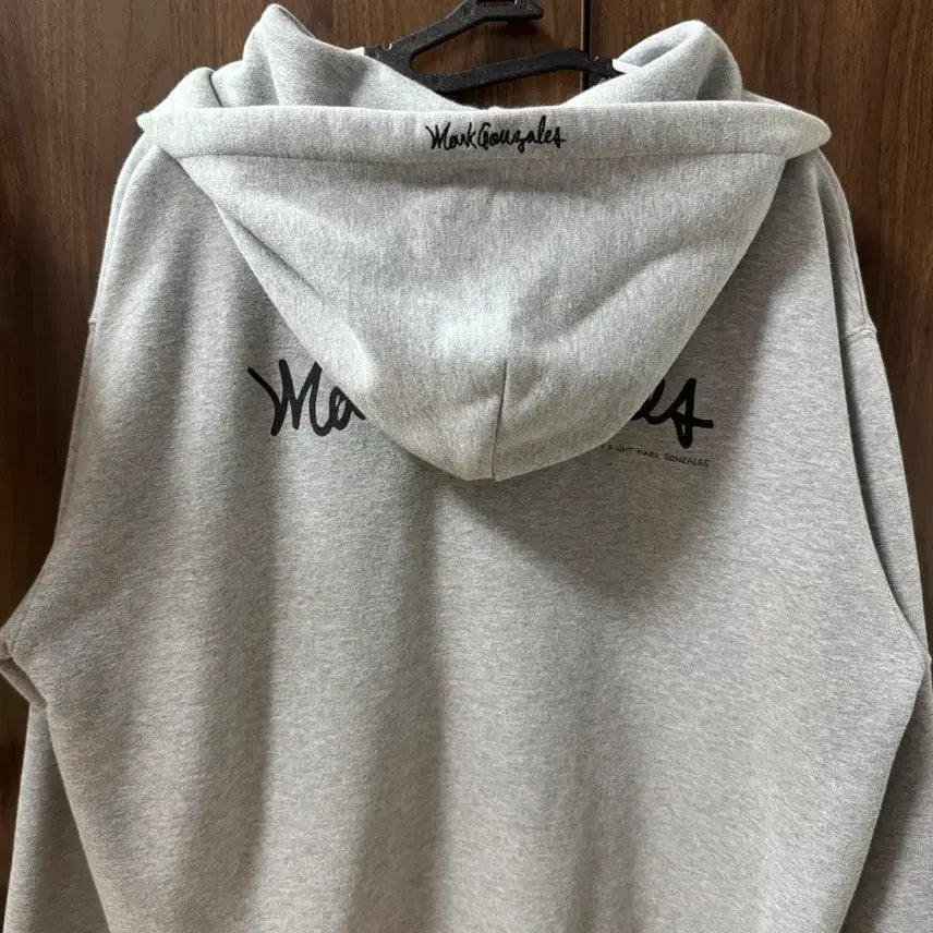 [BUNJANG] Mark Gonzales Gray Hoodie S / 마크곤잘레스 회색 후드집업 S