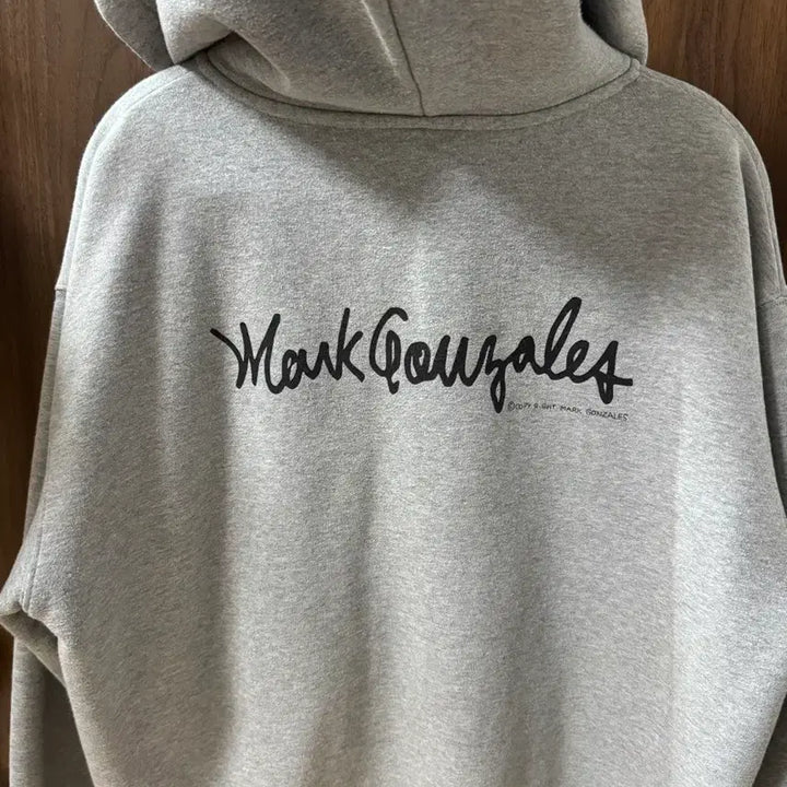 [BUNJANG] Mark Gonzales Gray Hoodie S / 마크곤잘레스 회색 후드집업 S