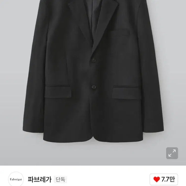 [BUNJANG] Fabrega Suede Black Blazer / 파브레가 칸 스웨이드 블랙 블레이저