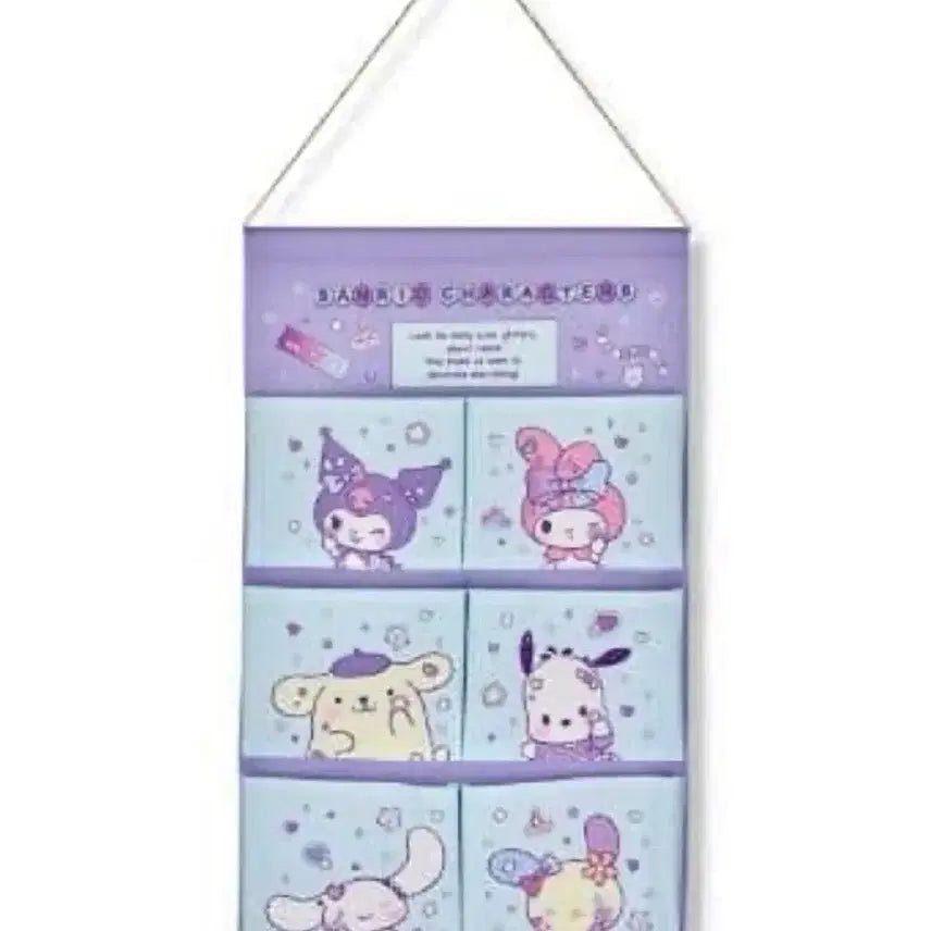 [BUNJANG] [예약]산리오캐릭터즈 월포켓 벽걸이 데코 수납 파우치(새상품) / [예약]산리오캐릭터즈 월포켓 벽걸이 데코 수납 파우치(새상품)