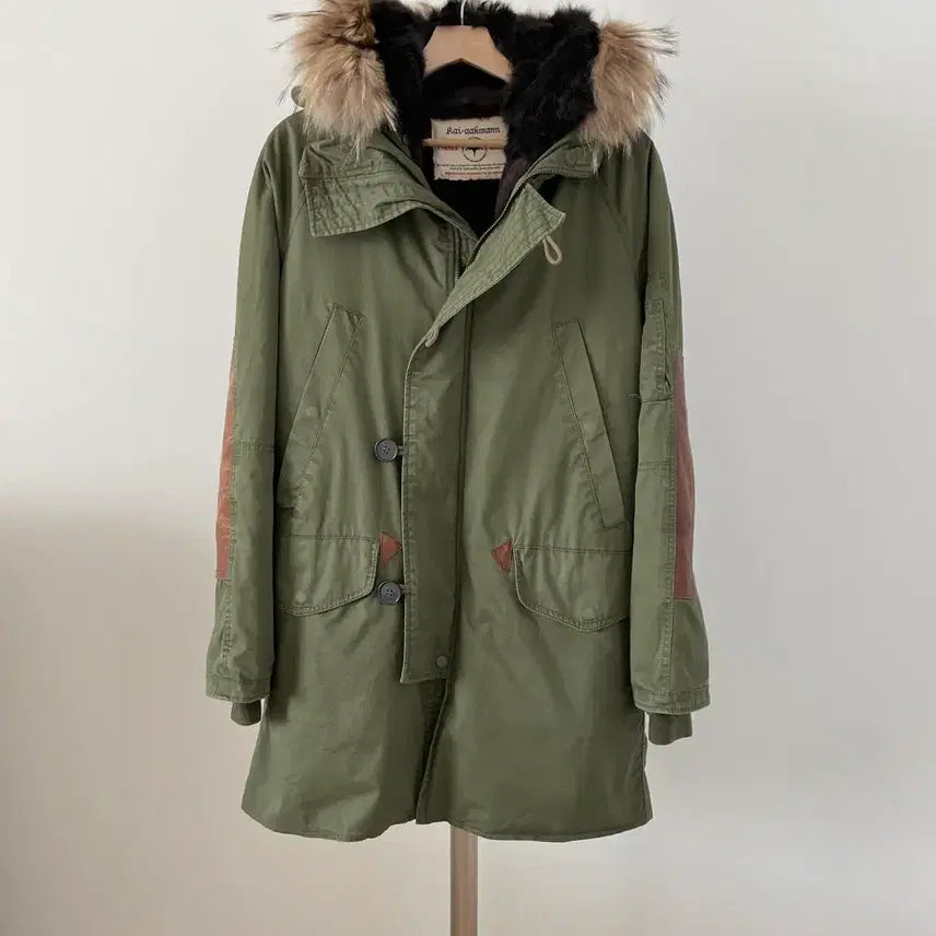 [BUNJANG] Kai-aakmann N3-B Military Parka Jacket / 카이아크만(Kai-aakmann) N3-B 밀리터리 야상(내피, 후드퍼)