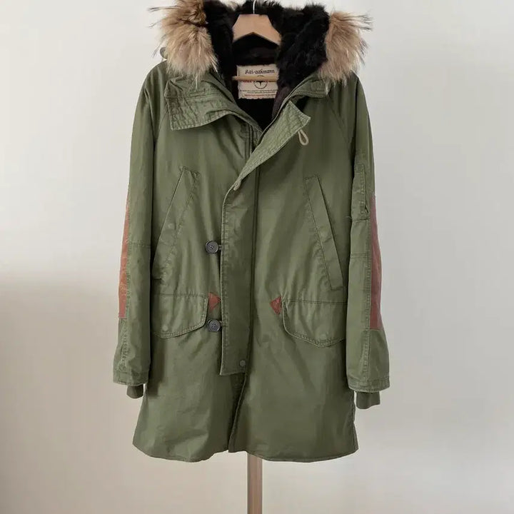[BUNJANG] Kai-aakmann N3-B Military Parka Jacket / 카이아크만(Kai-aakmann) N3-B 밀리터리 야상(내피, 후드퍼)