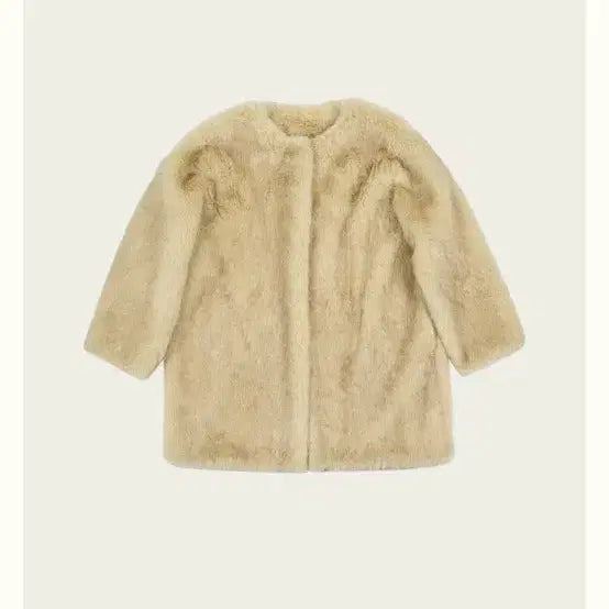 [BUNJANG] Ribbon Light Faux Fur Jacket / 리본빛 퍼자켓