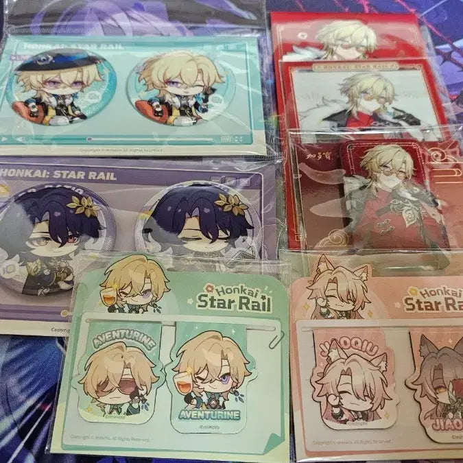 [BUNJANG] Honkai: Star Rail Aventurine/Ratio/Xueyi Bundle Set Goods / 붕괴 스타레일 어벤츄린/레이시오/초구 굿즈판매 (일괄)
