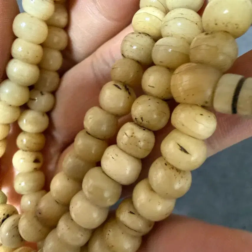 [BUNJANG] Tibetan Camel Bone 108 Prayer Beads / 티벳 낙타 뼈 108 염주