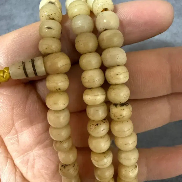 [BUNJANG] Tibetan Camel Bone 108 Prayer Beads / 티벳 낙타 뼈 108 염주