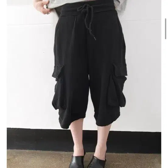 [BUNJANG] DAD Bermuda Training Pants Black / 디에이디 버뮤다 트레이닝 팬츠 블랙