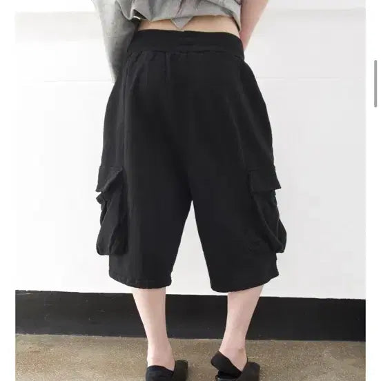 [BUNJANG] DAD Bermuda Training Pants Black / 디에이디 버뮤다 트레이닝 팬츠 블랙