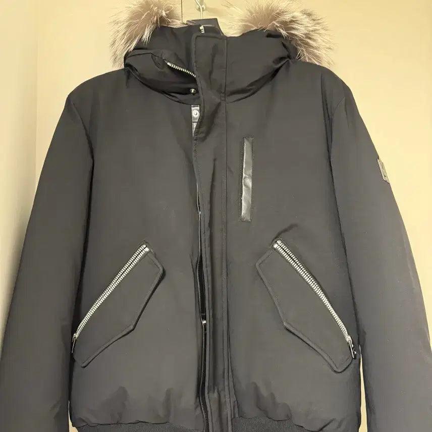 [BUNJANG] Mackage Dixon Silver Fox Fur Coat / 맥케이지 딕슨