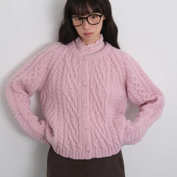 [BUNJANG] Mock Cable Knit Cardigan / 모의 케이블 니트 가디건 / 정가 198,000원