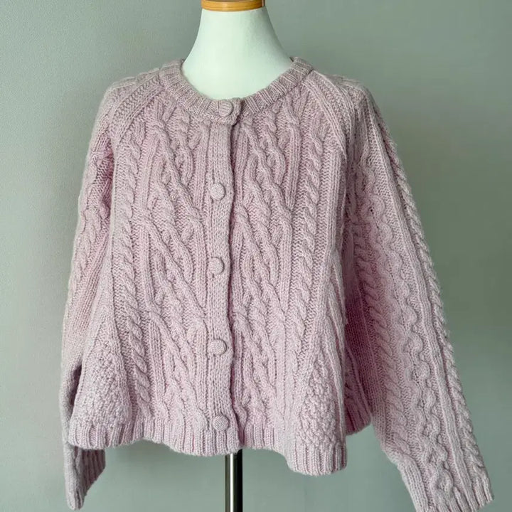 [BUNJANG] Mock Cable Knit Cardigan / 모의 케이블 니트 가디건 / 정가 198,000원