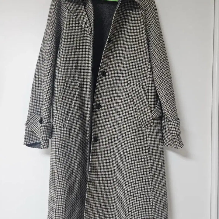 [BUNJANG] Sisley Check Coat, Size 42 / 시슬리 코트 42사이즈