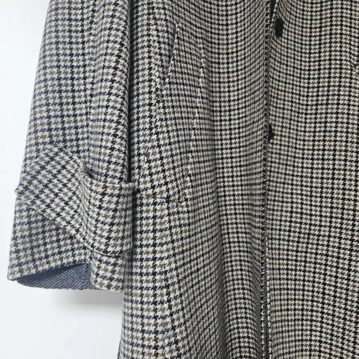 [BUNJANG] Sisley Check Coat, Size 42 / 시슬리 코트 42사이즈