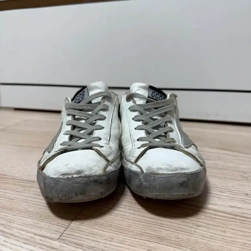 [BUNJANG] Golden Goose Superstar White Silver Tab Sneakers (Size 39) / 골든구스 슈퍼스타 화이트 실버탭 (39)