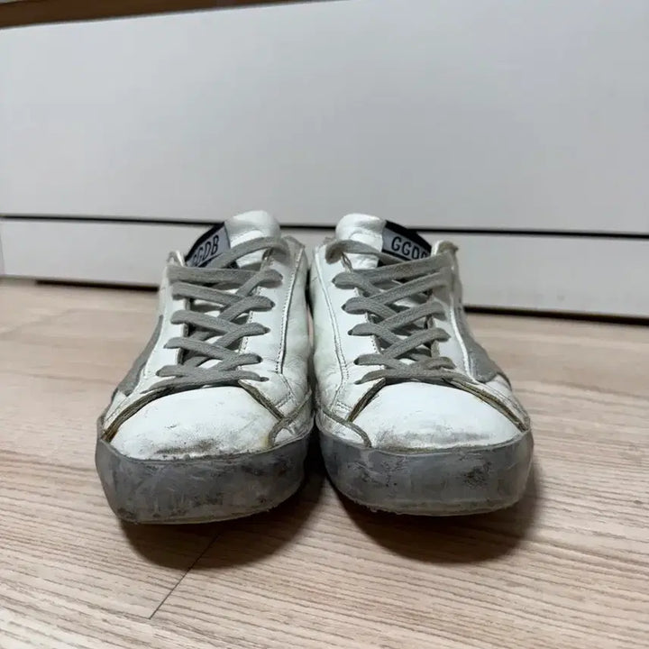 [BUNJANG] Golden Goose Superstar White Silver Tab Sneakers (Size 39) / 골든구스 슈퍼스타 화이트 실버탭 (39)