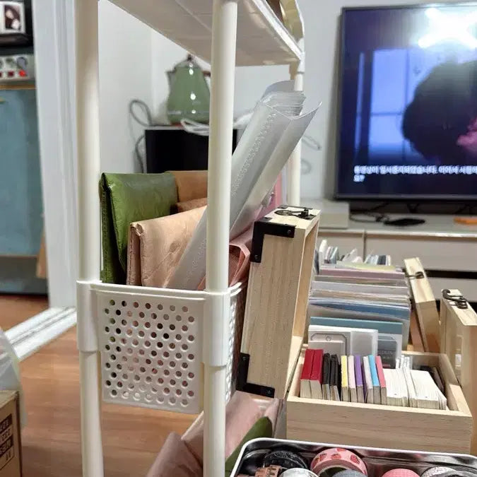 [BUNJANG] Stationery Supplies Bundle Set / 다꾸 용품 스티커 배경지 부자재 보관함 대량 처분