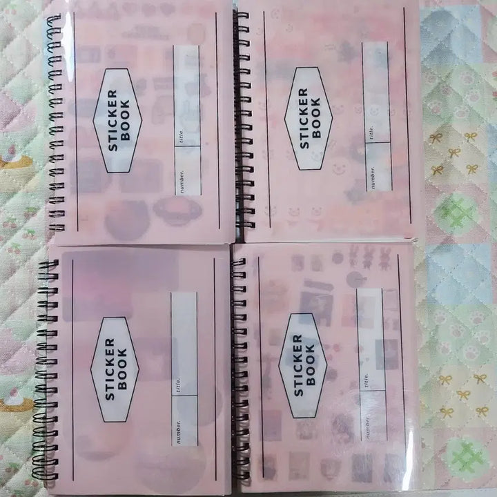[BUNJANG] Daiso Sticker Release Paper Storage Book Bundle / 다이소 스티커 이형지 보관북 일괄