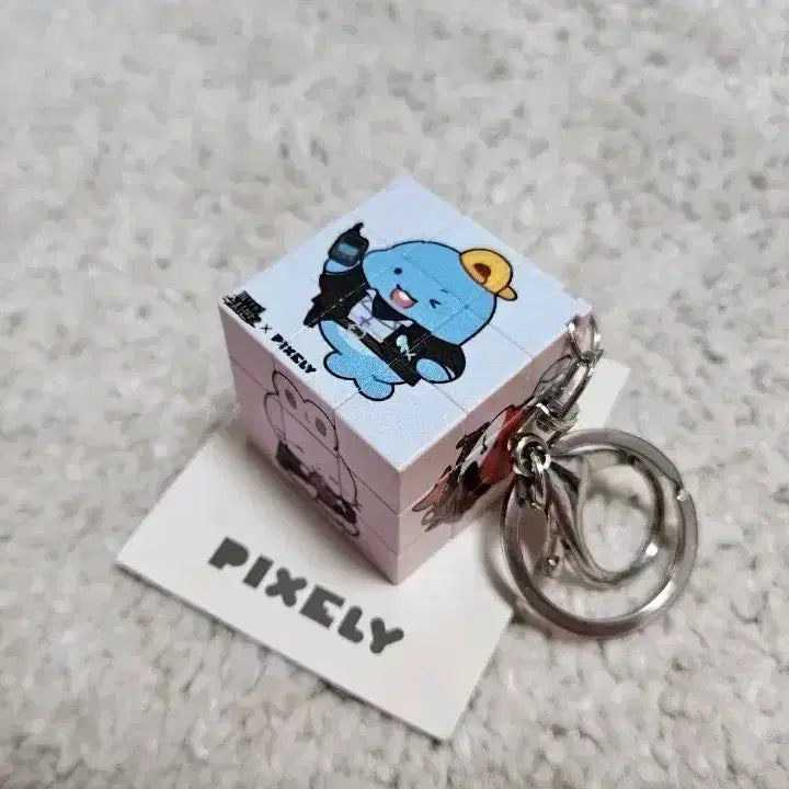 [BUNJANG] Pixelly The Prism Mystery Investigation Team Cube Keyring / 픽셀리 더프리즘,미스터리수사반 30만원 특전 큐브키링