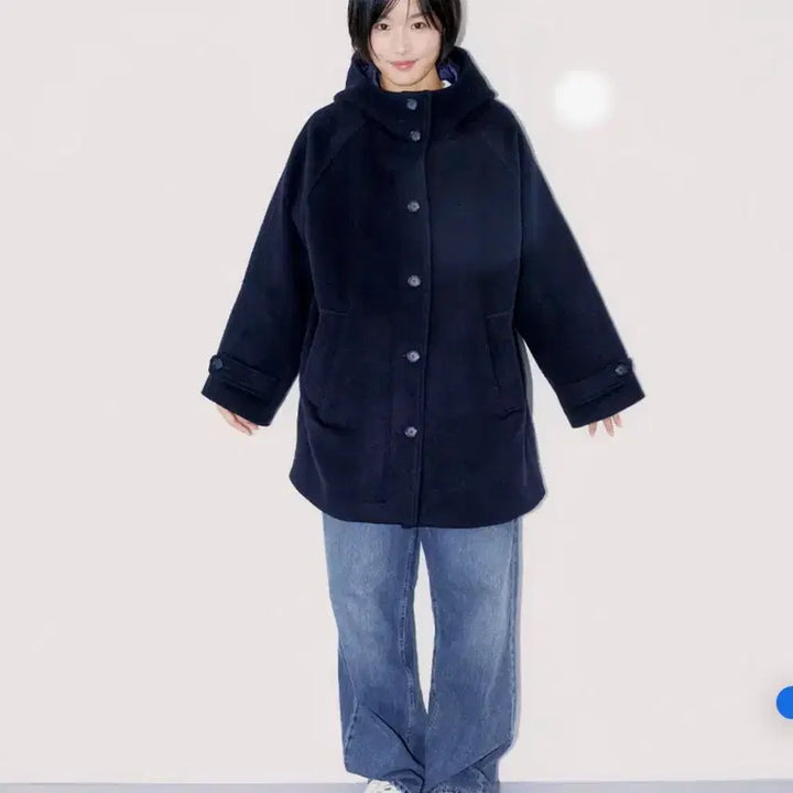 [BUNJANG] Oafish Rich Wool Coat - Navy / 오피시 리치울코트 네이비 oafish RICH WOOL COAT NAVY