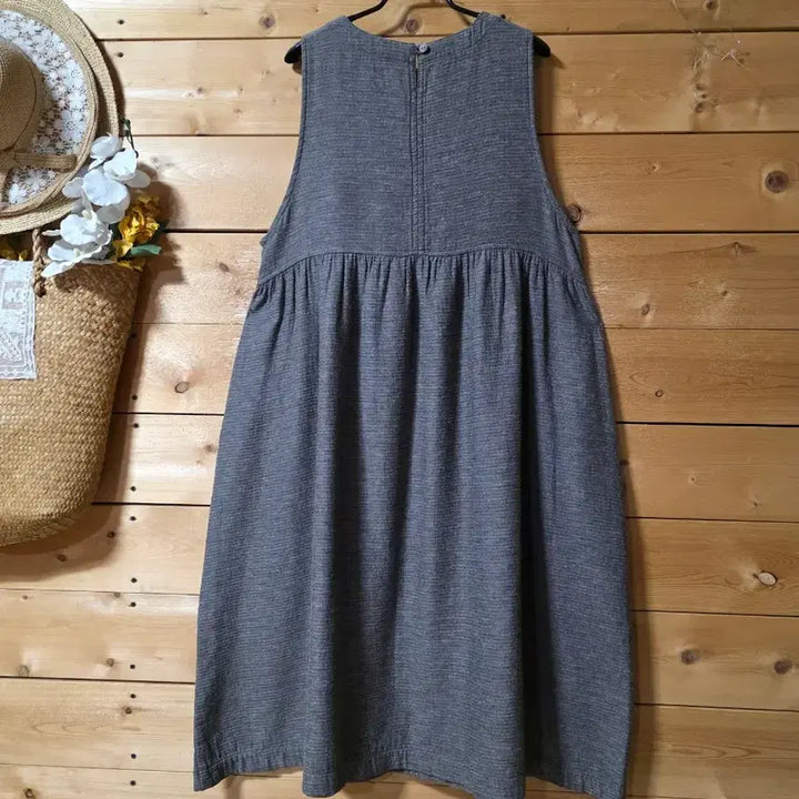 [BUNJANG] Sleeveless Dress / 민소매원핏. (코사지 코디용입니다