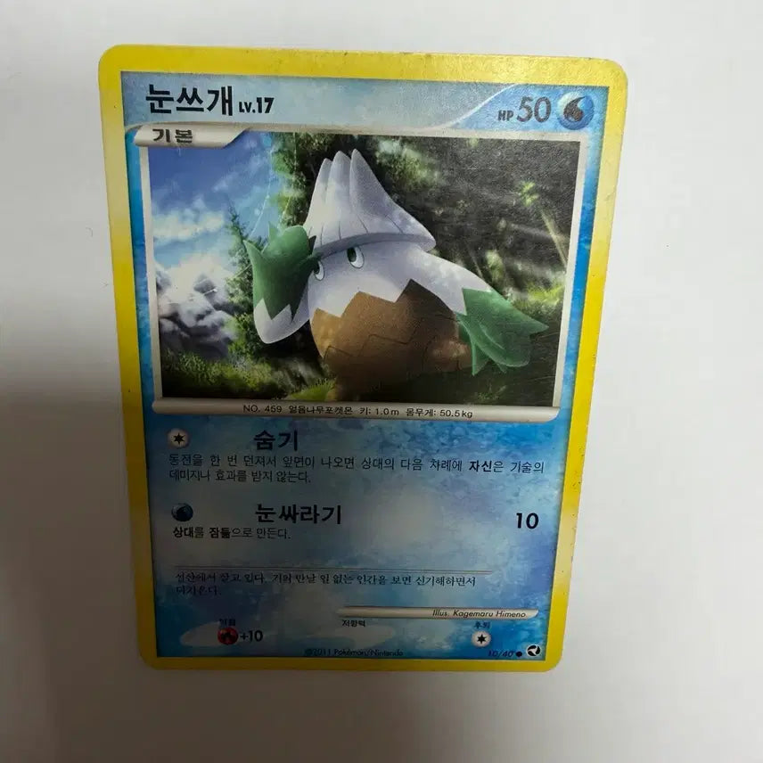 [BUNJANG] Pokemon Snow Thrower Card / 눈쓰개 포켓몬카드