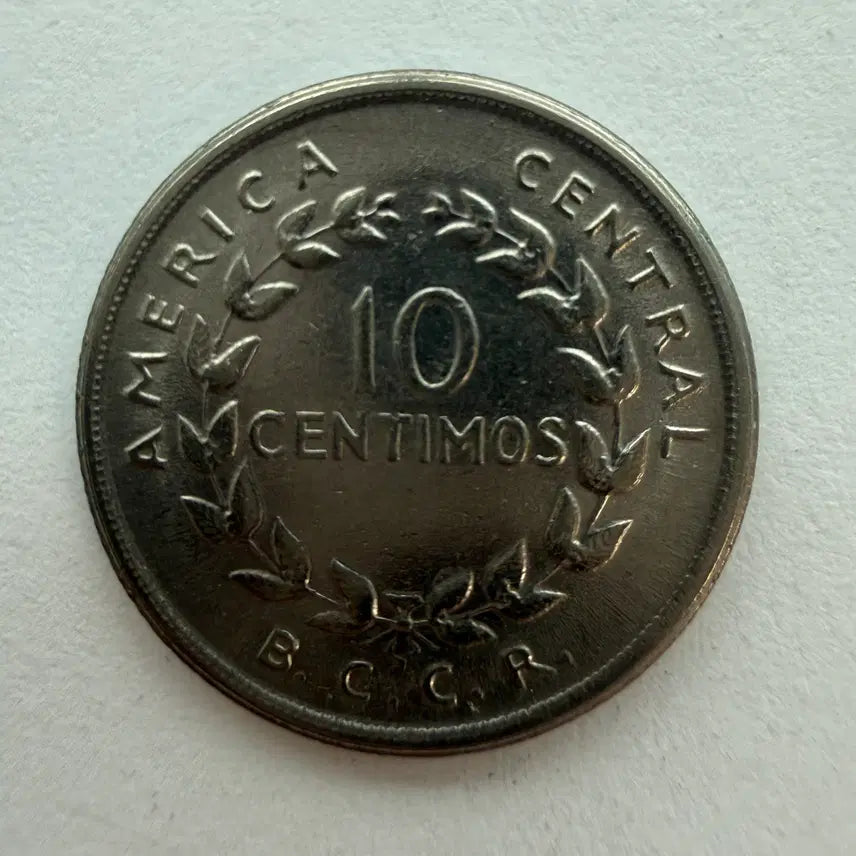 [BUNJANG] Costa Rica 10 Centimos Coin 1953 / 1953년 코스타리카 공화국 10센티모스 동전 S511