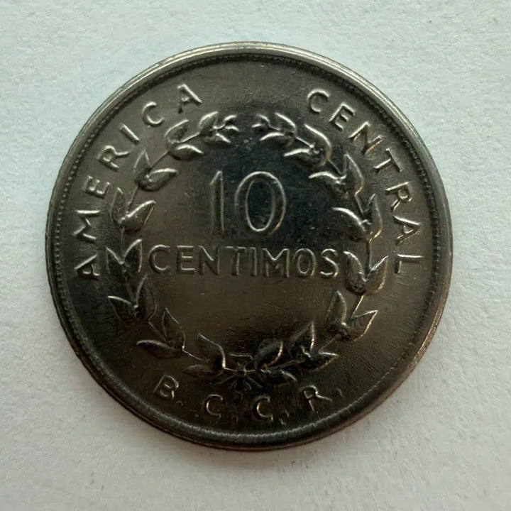 [BUNJANG] Costa Rica 10 Centimos Coin 1953 / 1953년 코스타리카 공화국 10센티모스 동전 S511