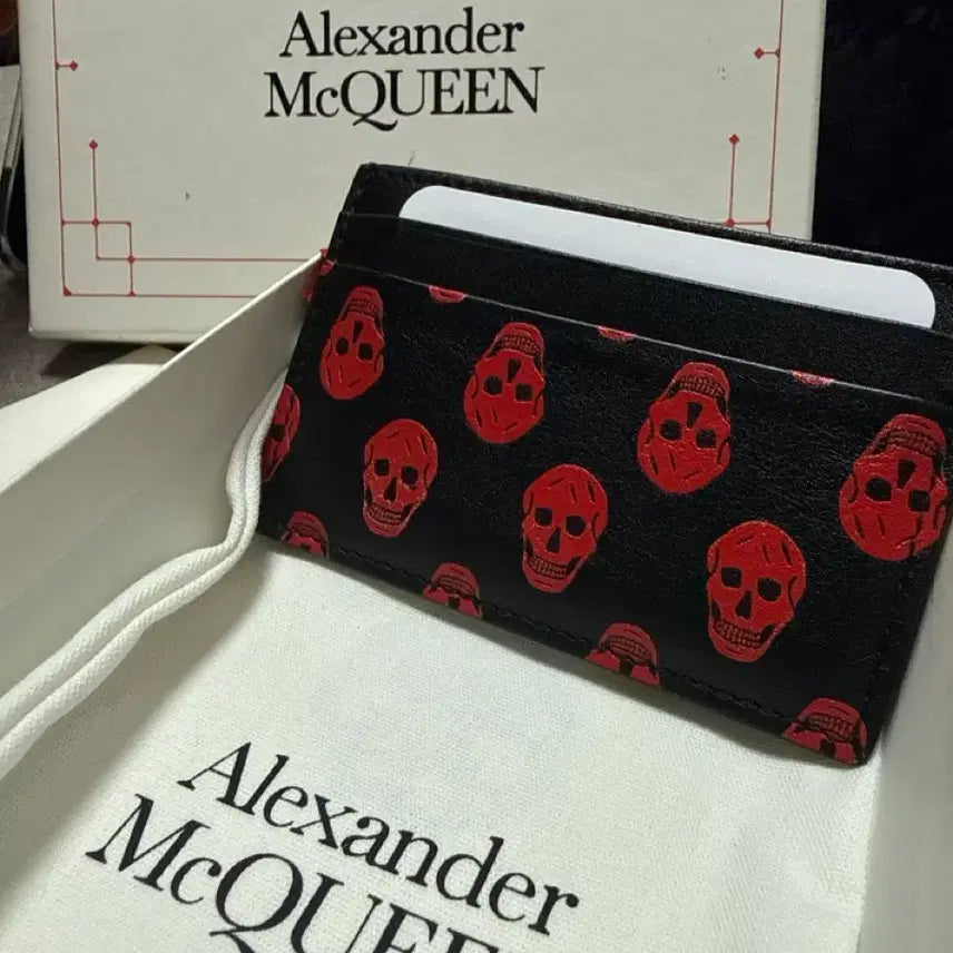 [BUNJANG] Alexander McQueen Card Wallet (Full Set) / 알렉산더맥퀸 카드지갑 (풀박스) A급