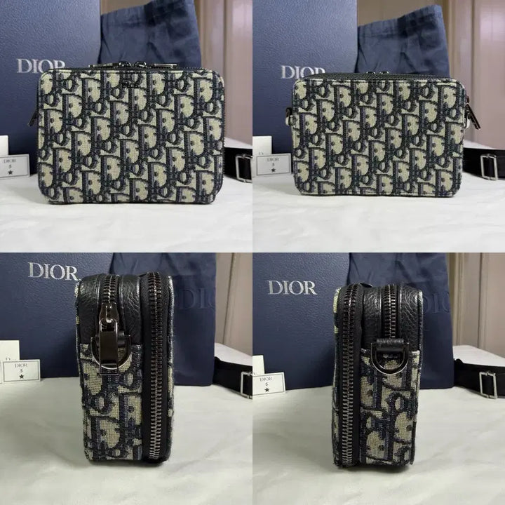 [BUNJANG] Dior Oblique Shoulder Strap Pouch Jacquard Crossbody Bag / [풀구성] 디올 오블리크 숄더 스트랩 파우치 자카드 크로스백
