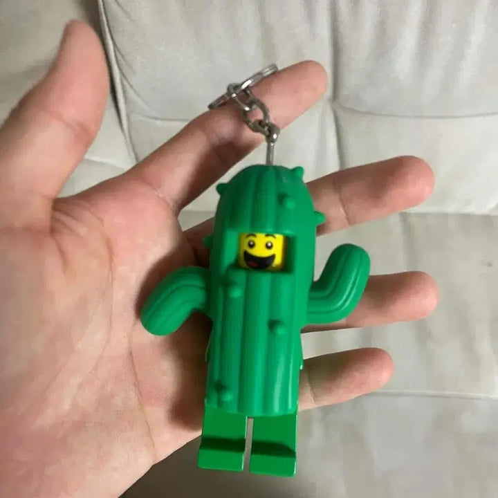[BUNJANG] Lego Cactus LED Keychain / 레고 선인장 알바 led 키링