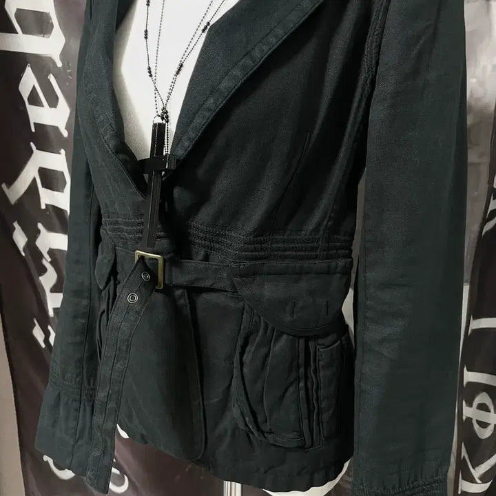 [BUNJANG] Tsumori Chisato Belted Linen Oriental Jacket / Rare 츠모리치사토 벨티드린넨오리엔탈자켓 핀터레스트00s아카이브헬무트랭