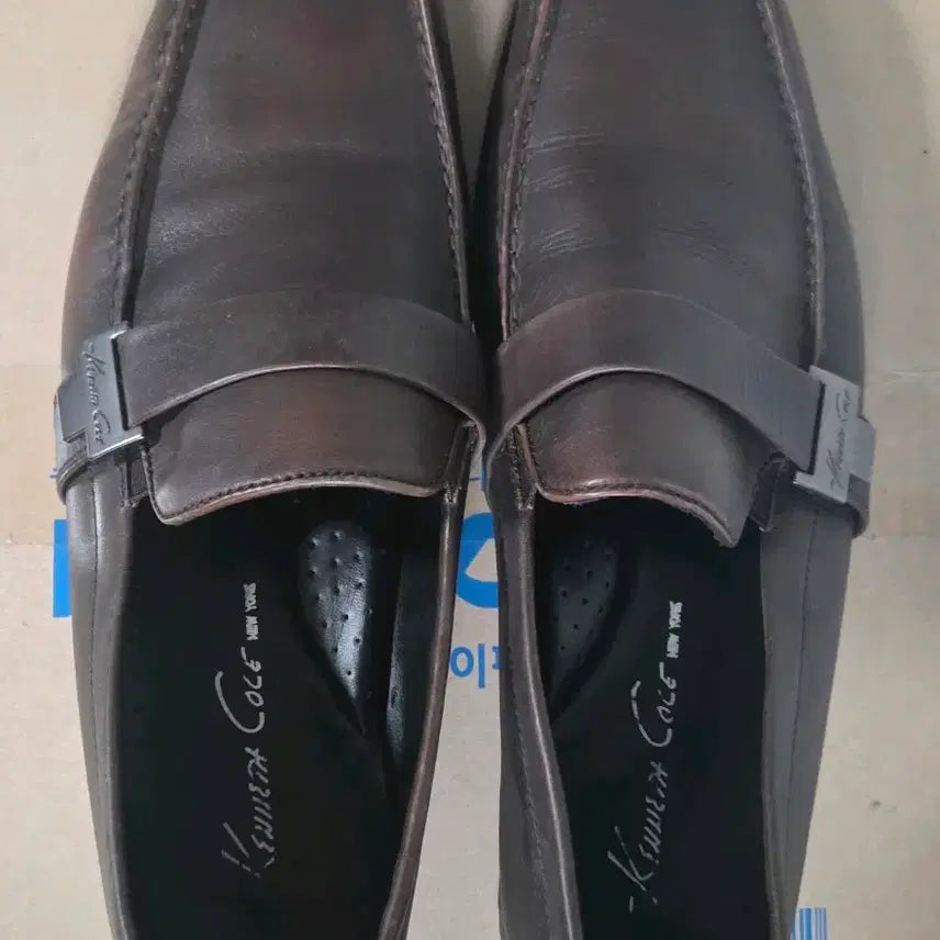 [BUNJANG] Kenneth Cole Brown Loafers / 케네스콜 남성 구두, 브라운 로퍼