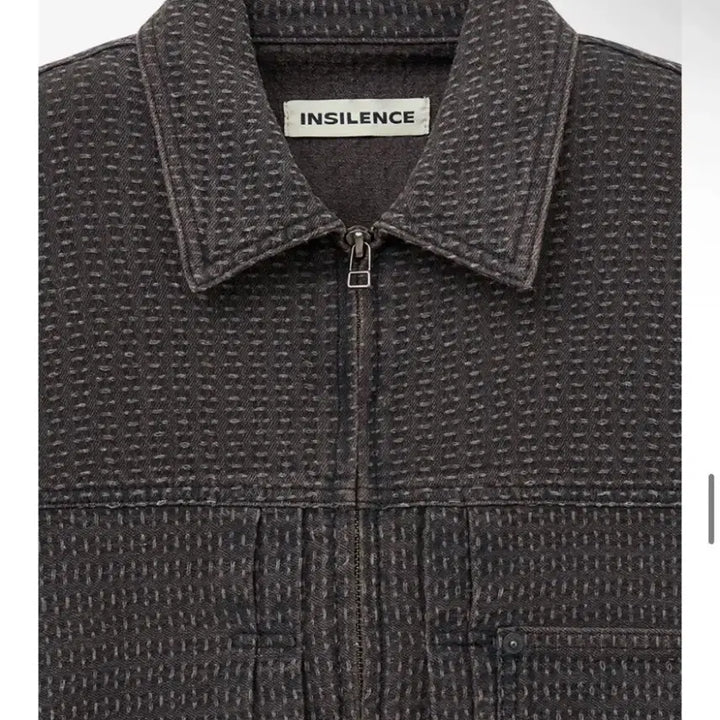 [BUNJANG] Insilence Stitched Surface Jacket Dark Brown / [L] 인사일런스 스티치드 서페이스 자켓 DARK BROWN 새상품