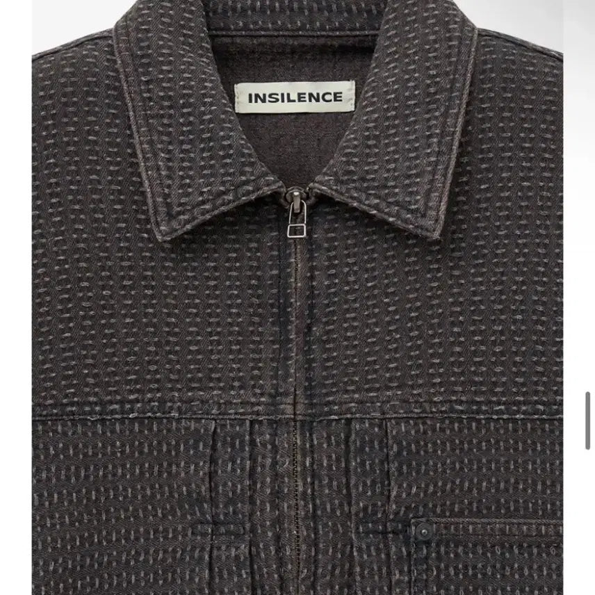 [BUNJANG] Insilence Stitched Surface Jacket Dark Brown / [L] 인사일런스 스티치드 서페이스 자켓 DARK BROWN 새상품