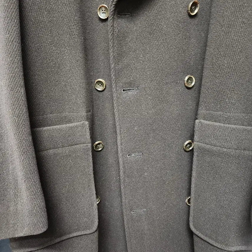 [BUNJANG] Phigvel Melton Wool Double Overcoat M / phigvel  피그벨 멜톤울 더블오버코트 M