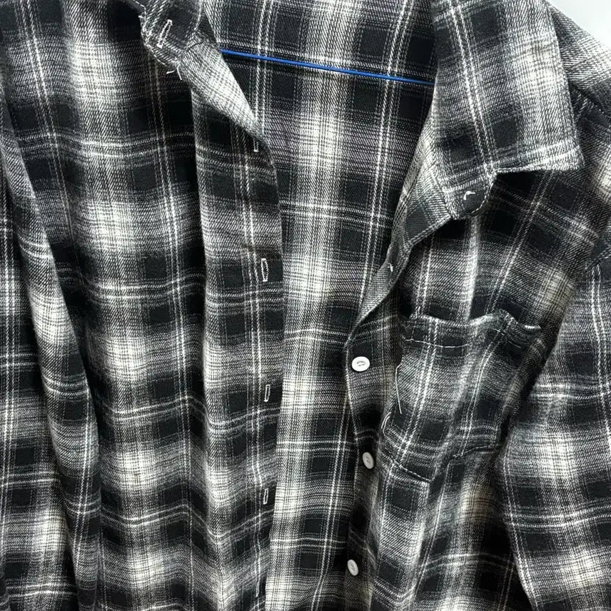 [BUNJANG] Cocoa Oversized Autumn Checkered Shirt / 코코아 루즈핏 가을 체크 남방 셔츠