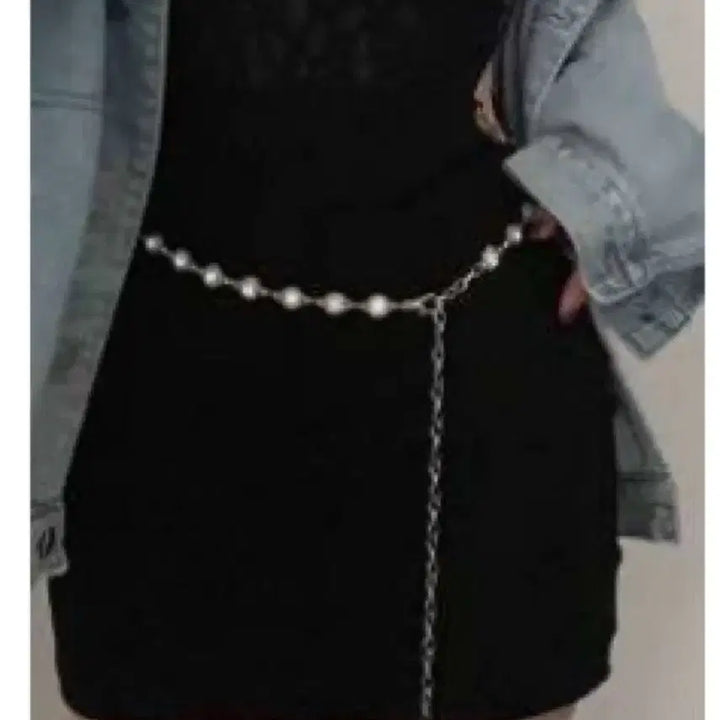 [BUNJANG] Waist Chain Belt (Set of 2) / 허리 체인 벨트 2개