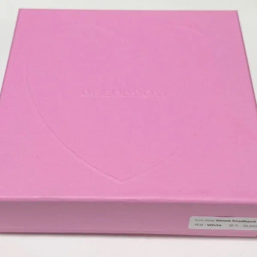 [BUNJANG] Deepbrow Bloom White Headband with Gold Lace Ribbon / 새상품)딥브로우 블룸 헤어밴드 화이트/ 머리띠 골드 레이스 리본